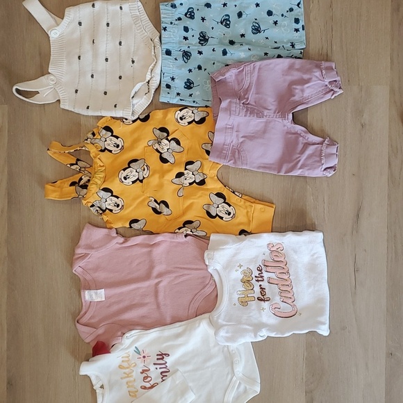 Disney Other - Infant 0-3-month assorted lot. Disney, Chick pea, Cat & Jack.